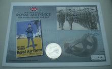 Load image into Gallery viewer, 2008 FORMATION OF THE RAF, HISTORY OF THE ROYAL AIR FORCE BUNC £5 COIN COVER PNC
