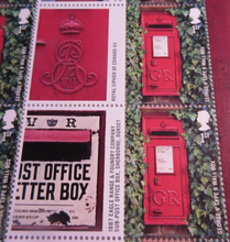 Load image into Gallery viewer, 2009 ROYAL MAIL POST BOXES POSTAGE STAMP SHEET MNH IN PROTECTIVE ALBUM PAGE
