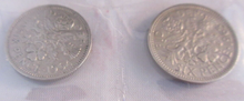 Load image into Gallery viewer, 1953-1967 QUEEN ELIZABETH II SIXPENCE 6d FULL 15 COIN SET IN CLEAR FLIP
