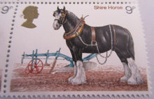 Load image into Gallery viewer, 1978 SHIRE HORSE 9p BLOCK OF 6 STAMPS MNH WITH TRAFFIC LIGHTS
