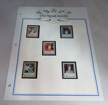 Load image into Gallery viewer, 1986 QUEEN ELIZABETH II 60TH BIRTHDAY  VANUATU STAMPS &amp; ALBUM SHEET
