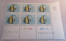 Load image into Gallery viewer, 1973 ZANCLUS CORNTUS ERNST DE JONG RSA 10c BLOCK OF 6 STAMPS MNH
