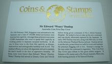 Load image into Gallery viewer, 1995 SIR EDWARD WEARY DUNLOP 50C ROYAL AUSTRALIA MINT COIN COVER PNC &amp; COA
