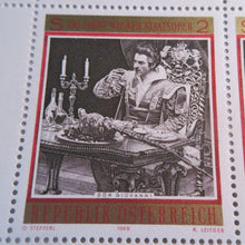 Load image into Gallery viewer, 1869-1969 REPUBLIK OSTERREICH 100 JAHRE WIENER STAATSOPER BLOCK OF 8 STAMPS MNH
