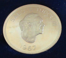 Load image into Gallery viewer, 1967 MEMORIAL QUEEN SALOTE TUPOU III OF TONGA PAANGA &amp; SENITI COIN SET BOXED
