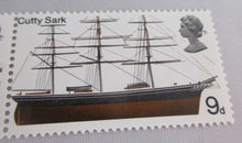 Load image into Gallery viewer, 1969 QUEEN ELIZABETH II BRITISH SHIPS 6 STAMPS MNH &amp; CLEAR FRONTED STAMP HOLDER
