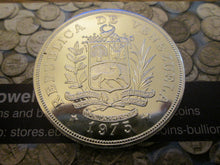 Load image into Gallery viewer, ROYAL MINT VENEZUELA 1975 50 BOLIVARES SILVER GIANT ARMADILLO - conservation Cc1
