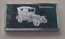 Load image into Gallery viewer, 1913 PEUGEOT 15mm X 10mm 1.60gram SILVER INGOT WITH INFORMATION SLIP
