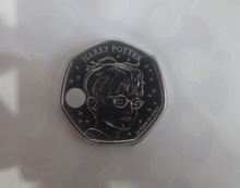 Load image into Gallery viewer, Harry Potter 2022 The Philosopher&#39;s Stone 25 Years BUnc 50p Pack Royal Mint
