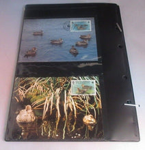Load image into Gallery viewer, South Georgia Teal WWF Info Sheets Exclusive Stamps from South Georgia and FDC&#39;s
