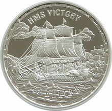 Load image into Gallery viewer, 2007 Legendary Fighting Ships HMS VICTORY $25 Dollar Silver Proof 1oz Coin
