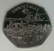 Load image into Gallery viewer, 1980 PROOF 50P MERRY CHRISTMAS HAPPY NEW YEAR 50P COIN IN CHRISTMAS CARD
