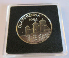 Load image into Gallery viewer, 1996 CASTLE OCAVINNA SUOMI FINLAND COOK ISLANDS S/PROOF 10 EUROS COIN BOX &amp; COA
