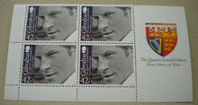 Load image into Gallery viewer, 2009 QE II&#39;S ROYAL GRANDCHILDREN - PRINCE HARRY STAMP COVER/ 4 MNH STAMPS/INFO
