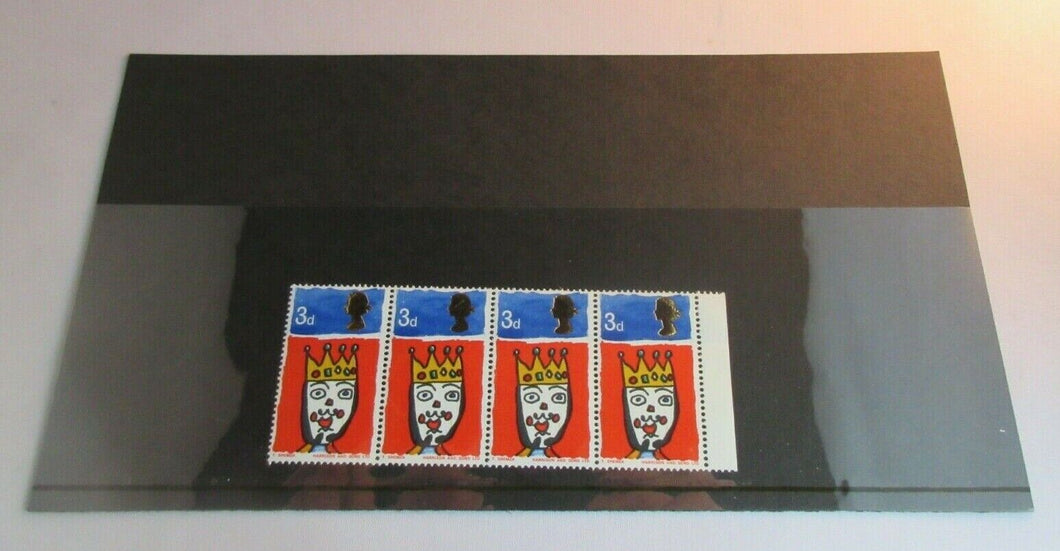 1966 CHRISTMAS CHILDRENS PAINTINGS KING OF THE ORIENT 3d 4 STAMPS MNH