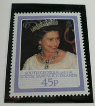 Load image into Gallery viewer, QUEEN ELIZABETH II 60TH BIRTHDAY OF HER MAJESTY SOUTH GEORGIA &amp; S/ISL STAMPS MNH
