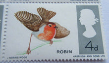 Load image into Gallery viewer, 1966 BIRDS 4d BLOCK OF 4 STAMPS MNH WITH CLEAR FRONTED STAMP HOLDER
