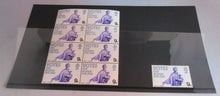 Load image into Gallery viewer, 1968 VOTES FOR WOMEN 9d 9 X STAMPS MNH WITH CLEAR FRONTED STAMP HOLDER
