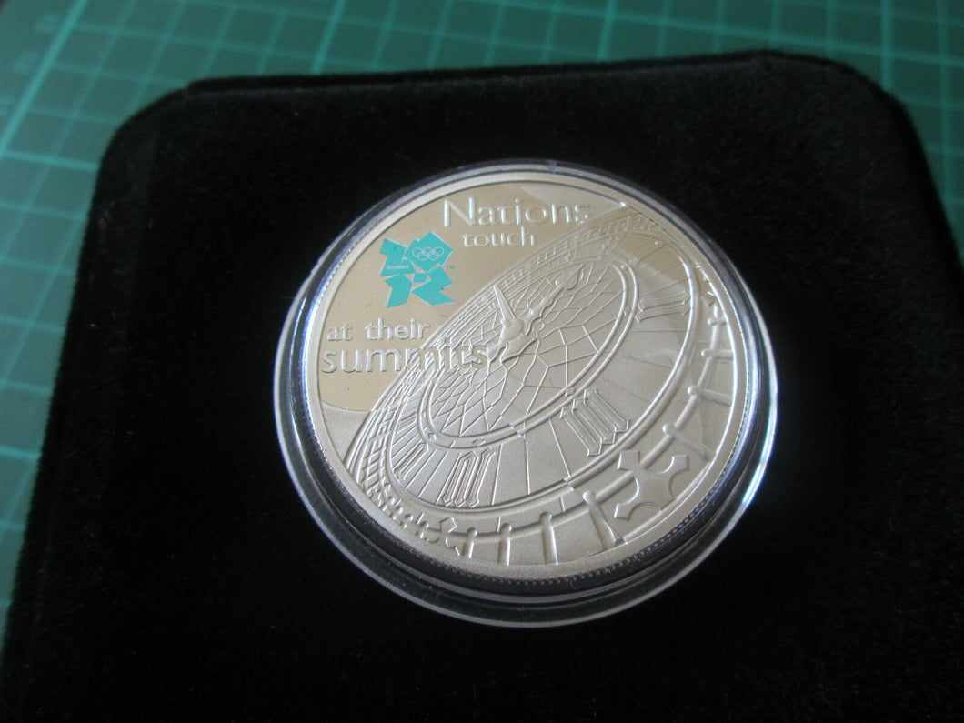 2010 £5 Five Pound SILVER PROOF LONDON  2012 Olympic Games BIG BEN BODY SERIES A