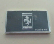 Load image into Gallery viewer, 1970 FERRARI 15mm X 10mm 1.60gram SILVER INGOT WITH INFORMATION SLIP
