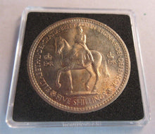 Load image into Gallery viewer, 1953 QUEEN ELIZABETH II IN REMEMBRANCE PROOF 5 SHILLINGS CROWN COIN BOX&amp;COA
