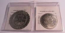 Load image into Gallery viewer, EDWARD VI 12D &amp; ELIZABETH I 6D  OBVERSE RE-STRIKES
