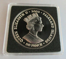 Load image into Gallery viewer, 2002 QEII GOLDEN JUBILEE THREE GENERATIONS 50P CROWN PROOF BOXED WITH COA
