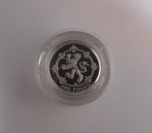 Load image into Gallery viewer, 1994 Lion Rampant Silver Proof Piedfort UK Royal Mint £1 Coin Box + COA
