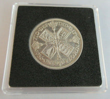 Load image into Gallery viewer, 1936 KING GEORGE VI  .500 SILVER FLORIN TWO SHILLINGS WITH QUAD CAP, BOX &amp; COA
