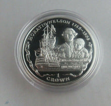 Load image into Gallery viewer, 1805-2005 Trafalgar HMS Victory .925 Silver Proof Falkland Islands 1 Crown Coin
