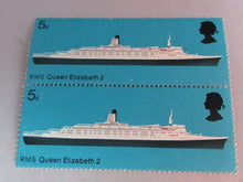 Load image into Gallery viewer, 1969 RMS QUEEN ELIZABETH 2 5d 9 X STAMPS MNH
