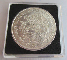 Load image into Gallery viewer, 1977 MEXICO 100 PESOS SILVER UNC WITH QUADRANT BOX &amp; CERTIFICATE OF AUTHENTICITY
