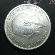 Load image into Gallery viewer, 1918 GEORGE V BARE HEAD FIRST COIN HALF 1/2 CROWN SPINK 4011 CROWNED SHIELD Cc6
