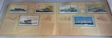 Load image into Gallery viewer, AN ALBUM OF MODERN NAVAL CRAFT CONTAINS A COMPLETE SET OF 50 CIGARETTE CARDS JPS
