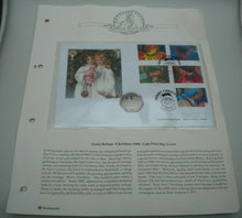 Load image into Gallery viewer, 1998 GREAT BRITAIN CHRISTMAS 1998, ISLE OF MAN PROOF 50p COIN/STAMPS/PNC/INFO
