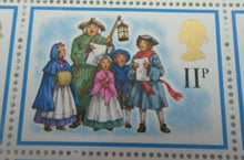 Load image into Gallery viewer, 1978 18TH CENTURY CAROL SINGERS 11P BLOCK OF 12 STAMPS MNH
