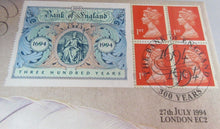Load image into Gallery viewer, 1994 BANK OF ENGLAND BUNC £2 COIN COVER PNC COMMEMORATIVE LABEL STAMPS POSTMARK
