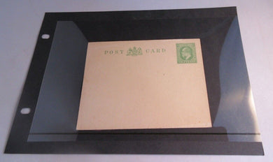 KING EDWARD VII HALF PENNY POSTCARD UNUSED IN CLEAR FRONTED HOLDER