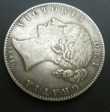 Load image into Gallery viewer, 1845 Queen Victoria Young Head Silver Crown ref Spink 3882 VF  Cc1

