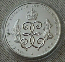 Load image into Gallery viewer, 1900-1990 QUEEN ELIZABETH THE QUEEN MOTHER TURKS &amp; CAICOS ISLANDS CROWN COIN
