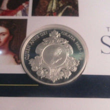Load image into Gallery viewer, 2014 QUEEN ANNE &quot;THE HOUSE OF STUARTS&quot; SILVER PROOF UK £5 COIN COVER /COA No 031
