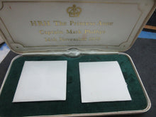 Load image into Gallery viewer, 1973 Royal Wedding Stamp Ingots 22ct Gold &amp; Britannia Silver Two Stamp Set 2365
