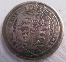 Load image into Gallery viewer, 1817 GEORGE III SILVER SIXPENCE PRESENTED IN CLEAR FLIP
