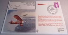 Load image into Gallery viewer, 50TH ANNIVERSARY FIRST NON STOP FLIGHT PARIS TO NEW YORK FLOWN STAMP COVER
