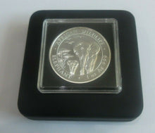 Load image into Gallery viewer, 2015 AFRICA WILDLIFE ELEPHANT 100 SHILLINGS 1oz .999 BU silver in Quad Box
