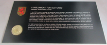 Load image into Gallery viewer, 1999 A PARLIAMENT FOR SCOTLAND PNC £1 COIN COVER PNC STAMPS &amp; POSTMARKS
