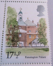 Load image into Gallery viewer, 1980 LONDON LANDMARKS KENSINGTON PALACE 17 1/2p GUTTER PAIRS 20 STAMPS MNH
