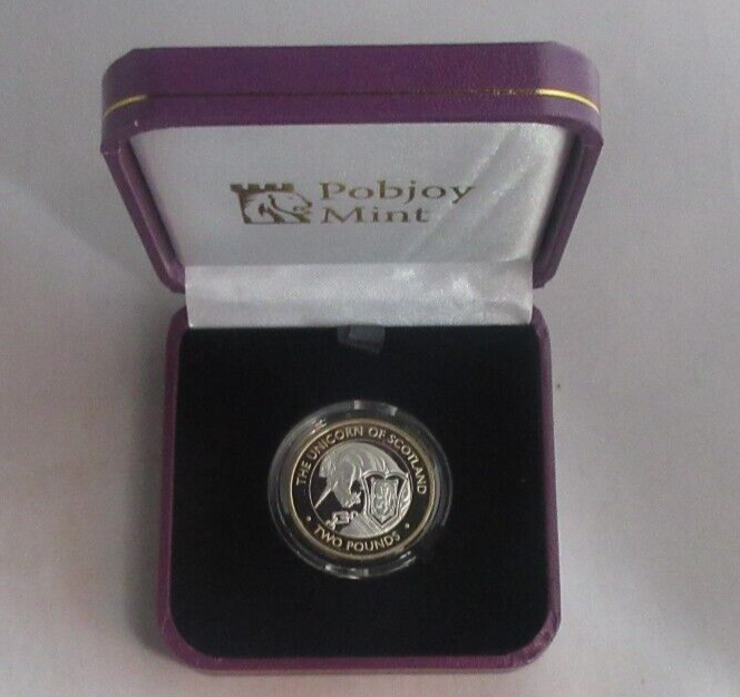 2021 Queens Beasts £2 Silver proof coin The Unicorn of Scotland Only 475!