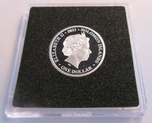 Load image into Gallery viewer, 2021 95TH BIRTHDAY OF QEII FINE SILVER PROOF $1 ONE DOLLAR COIN BOX &amp; COA
