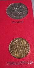 Load image into Gallery viewer, UK 1967 COINAGE OF GREAT BRITAIN QEII BUNC 6 COIN SET IN ROYAL MINT BLUE BOOK
